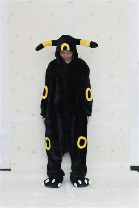 Anime Pokemon Cosplay Costume Adult Umbreon Onesies Pajamas Kigurumi Pikachu For Women Man