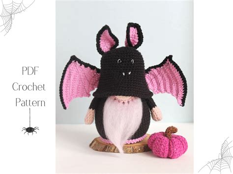 Bat Gnome Crochet Pattern Amigurumi Bat Gnome Etsy