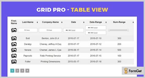 5 Jquery Table Sorting Plugins 2022 Free And Paid Formget