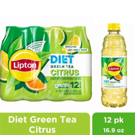 Lipton® Diet Citrus Green Tea 12 Pk 169 Fl Oz Kroger