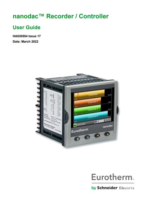 Eurotherm Nanodac Recorder Controller Manual