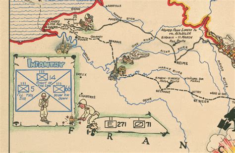 71st Infantry Division Campaign Map – HistoryShots InfoArt