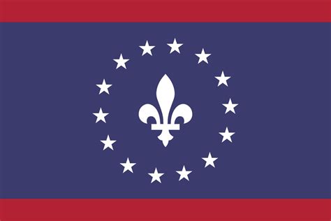 Alternate history flag: State of Quebec [OC] : vexillology