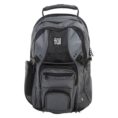 Ful® Abfl5063 022 Tennman Gray Laptop Backpack