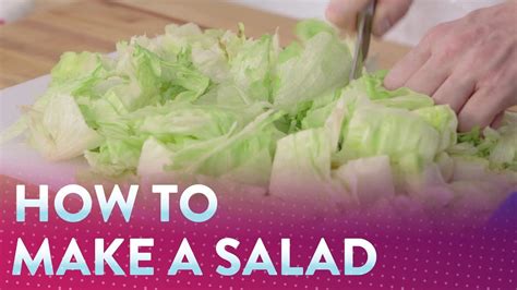 How To Make Vegetable Salad Lettuce