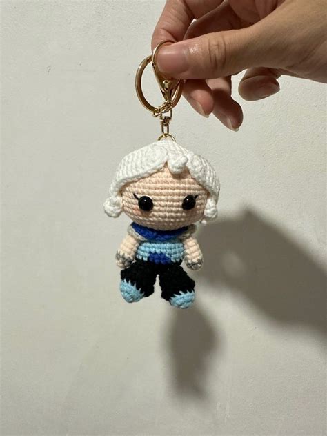 CHEAPEST Valorant Jett Crotchet Keychain Hobbies Toys Stationery