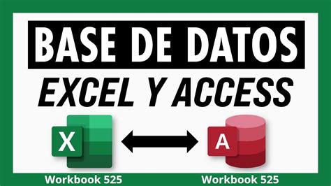 C Mo Crear Una Base De Datos Desde Cero En Excel Y Access Youtube