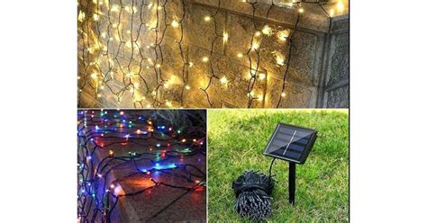 100 Led Napelemes Karácsonyi LED égősor Fényfüzér Kültéri színes