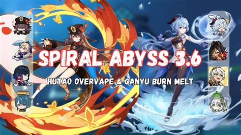 Spiral Abyss C Hu Tao Overvape C Ganyu Burn Melt Genshin