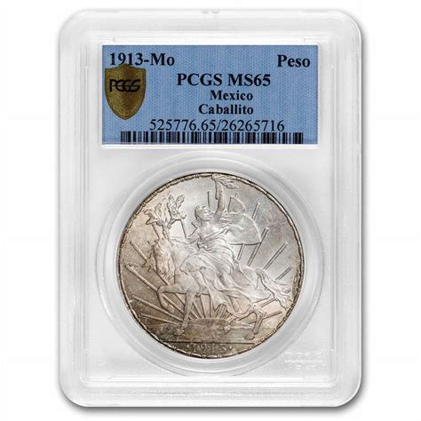 Mexico Silver Peso Caballito Ms Pcgs Walmart