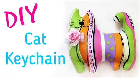 Diy How To Sew A Cat Keychain Youtube