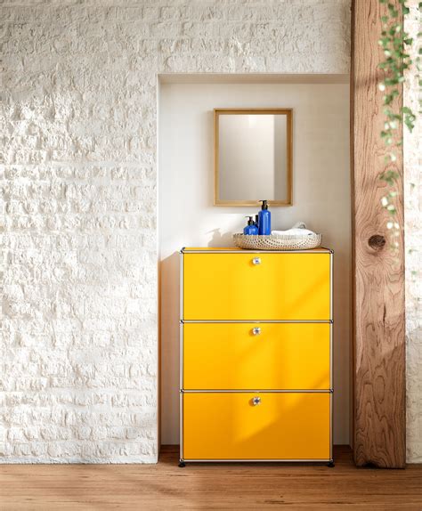 Usm Haller Storage Golden Yellow Architonic