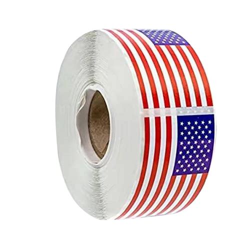 American flag stickers 1 Rolls/200pcs American Flag Stickers Self ...