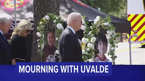 Uvalde, Texas school shooting: President Biden visits memorial | khou.com