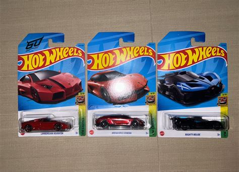 Hot Wheels Bugatti Bolide Koenigsegg Gemera Lamborghini Reventon Hobbies Toys Toys Games