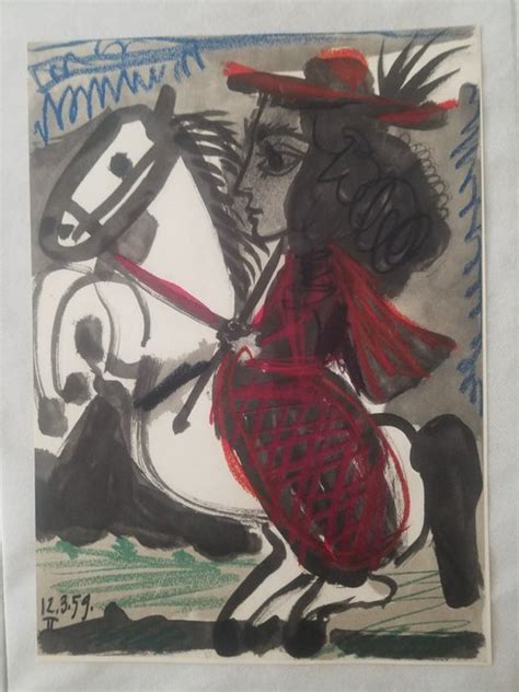 Pablo Picasso 1881 1973 Cavalière Catawiki