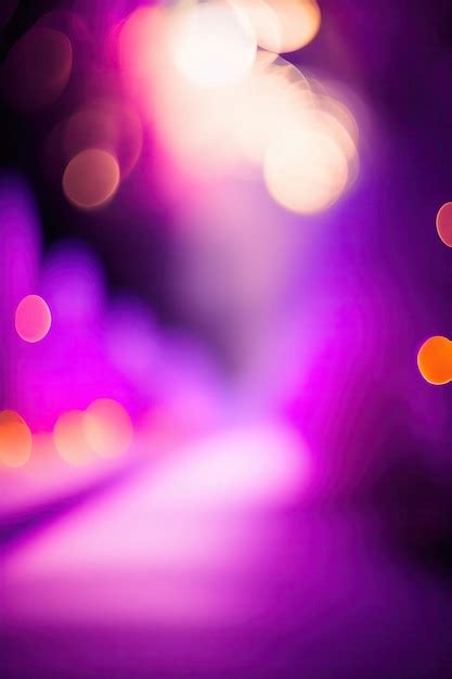 Fundo Roxo Bokeh Foto Premium