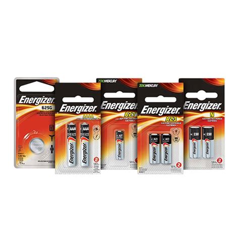 ENERGIZER® MINIATURE ALKALINE A23 BATTERIES 1PCS/CARD