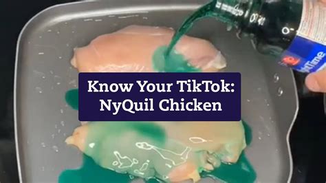 CDC Warning Against NyQuil Marinated Chicken Challenge – Zero Hour Patriots