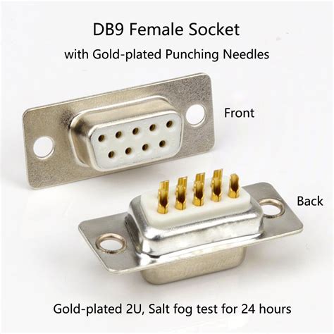 DB9 Male Plug RS232 9 Pin Serial Port Connector RS... – Grandado