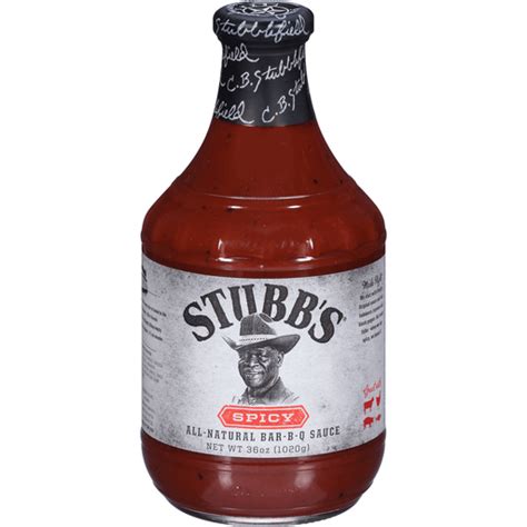 Stubb S Spicy Legendary Bar B Q Sauce Oz Condiments Sauces