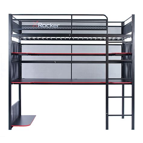 Customer Reviews X Rocker Battlebunk Gaming Bunk Bed With Desk Black