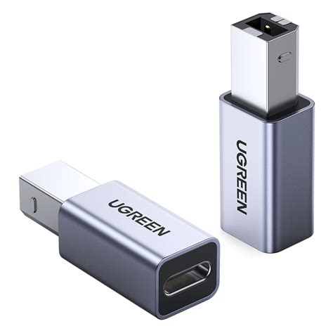 Переходник-адаптер для принтера USB-C на USB-B UGREEN Adapter Aluminum ...