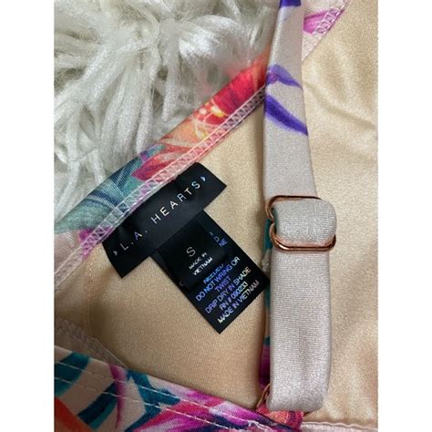 La Hearts Swim Pacsun La Hearts Tropical Flowers Bikini Top Poshmark