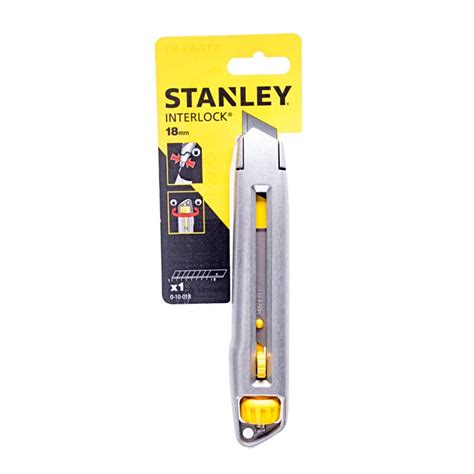 Метален макетен нож Interlock 165 x 18мм STANLEY ⋆ MASTERHAUS