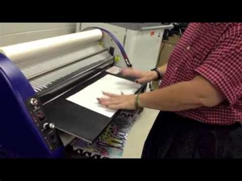 Laminator Instructions Youtube