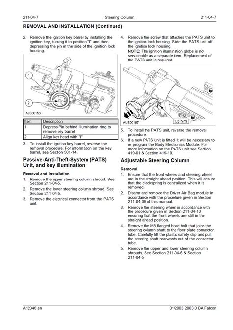 Ba Falcon Ignition Wiring Diagram