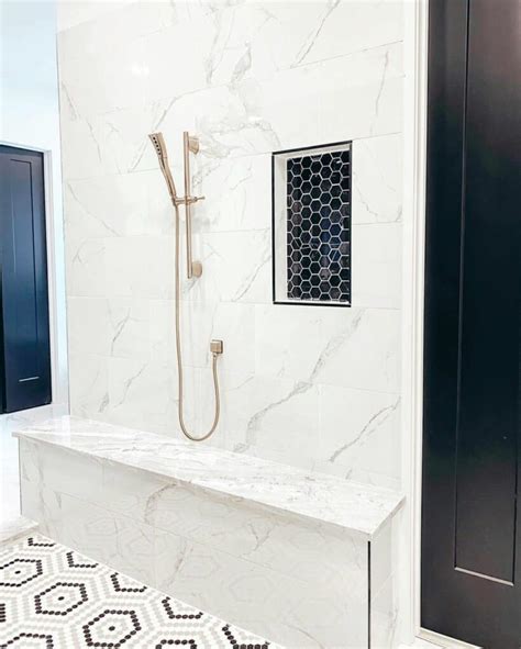 Marble Shower With Niche Soul Lane