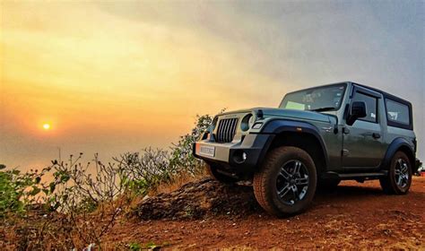 Mahindra Thar On Durt Track