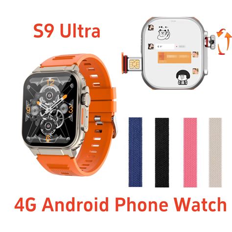 S12 S9 Ultra Android Smart Watch 4g Network Sim Card 22 448528