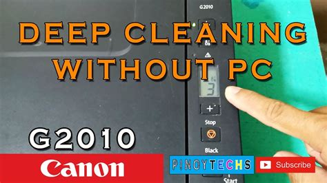 Canon G Deep Cleaning Without Pc English Subtitle Youtube