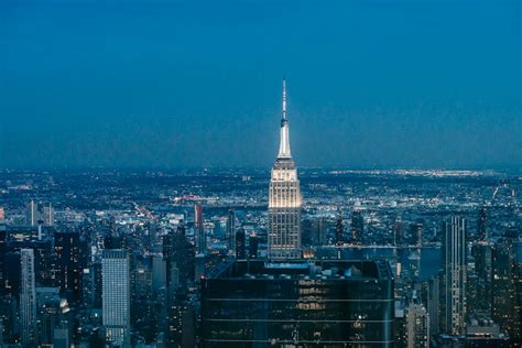 Aerial Photography of Cityscape during Nighttime · Free Stock Photo