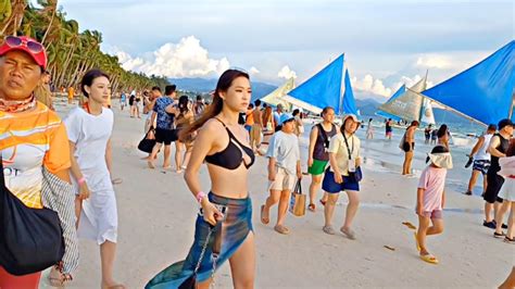 Look This Is Boracay Pathway And White Beach On August Pm