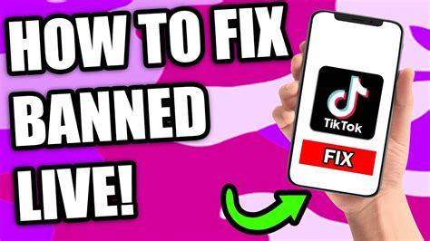 How To Fix Banned On Tiktok Live New Unban Tiktok Live Access Youtube