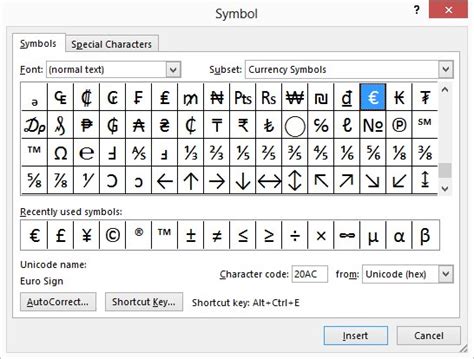 Inserting Foreign Characters Microsoft Word