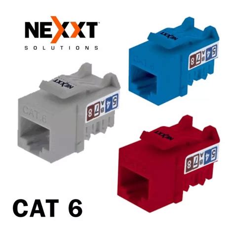 Conector Keystone Jack Cat Rj Hembra Nexxt Pcgkjc Tyrjxx Tecnit