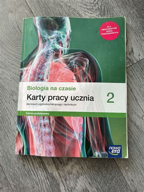 Karty Pracy Biologia Na Czasie Nowa Era Okonek Olx Pl