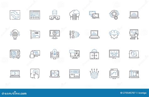 Domain Outline Icon Simple Linear Element Illustration Isolated Line