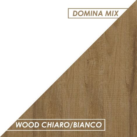 Vasca Lavatoio In Ceramica X Reno Con Mobile Domina Mix Wood Chiaro