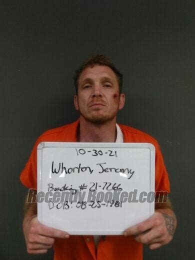 Recent Booking Mugshot For Jeremy Wayne Whorton In Sebastian County