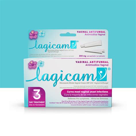 Buy Lagicam Vaginal Yeast Infection Antifungal 3 Day Miconazole