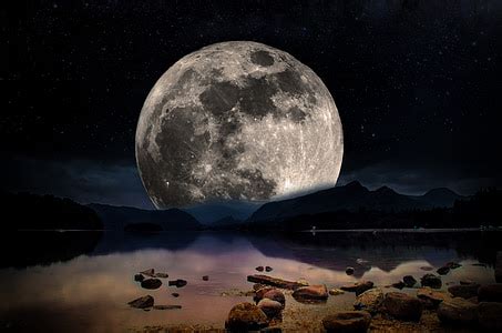 photo moon  fullness  sky mystery nature lunar full