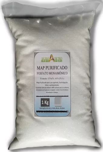 Fertilizante Map Purificado 1kg Fosfato Monoamônico 12 61 00 MercadoLivre