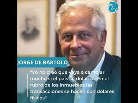 Jorge De Bartolo No creo que vaya a cambiar mucho si el país se