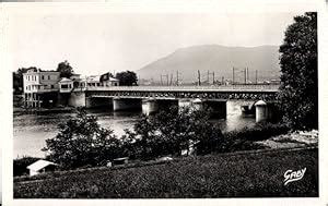 Ansichtskarte Postkarte Hendaye Pyr N Es Atlantiques Le Pont Routier