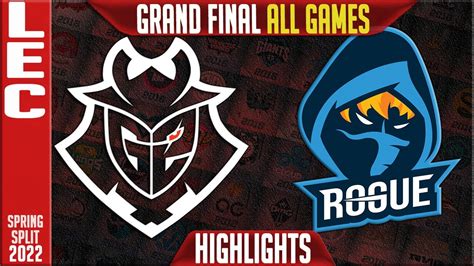 G Vs Rge Highlights All Games Grand Final Lec Playoffs Spring